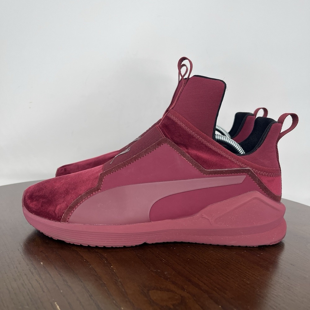 Puma Fierce‎ Shoes Women's 8.5 Red Running Velvet Cordovan Sneaker 19091301